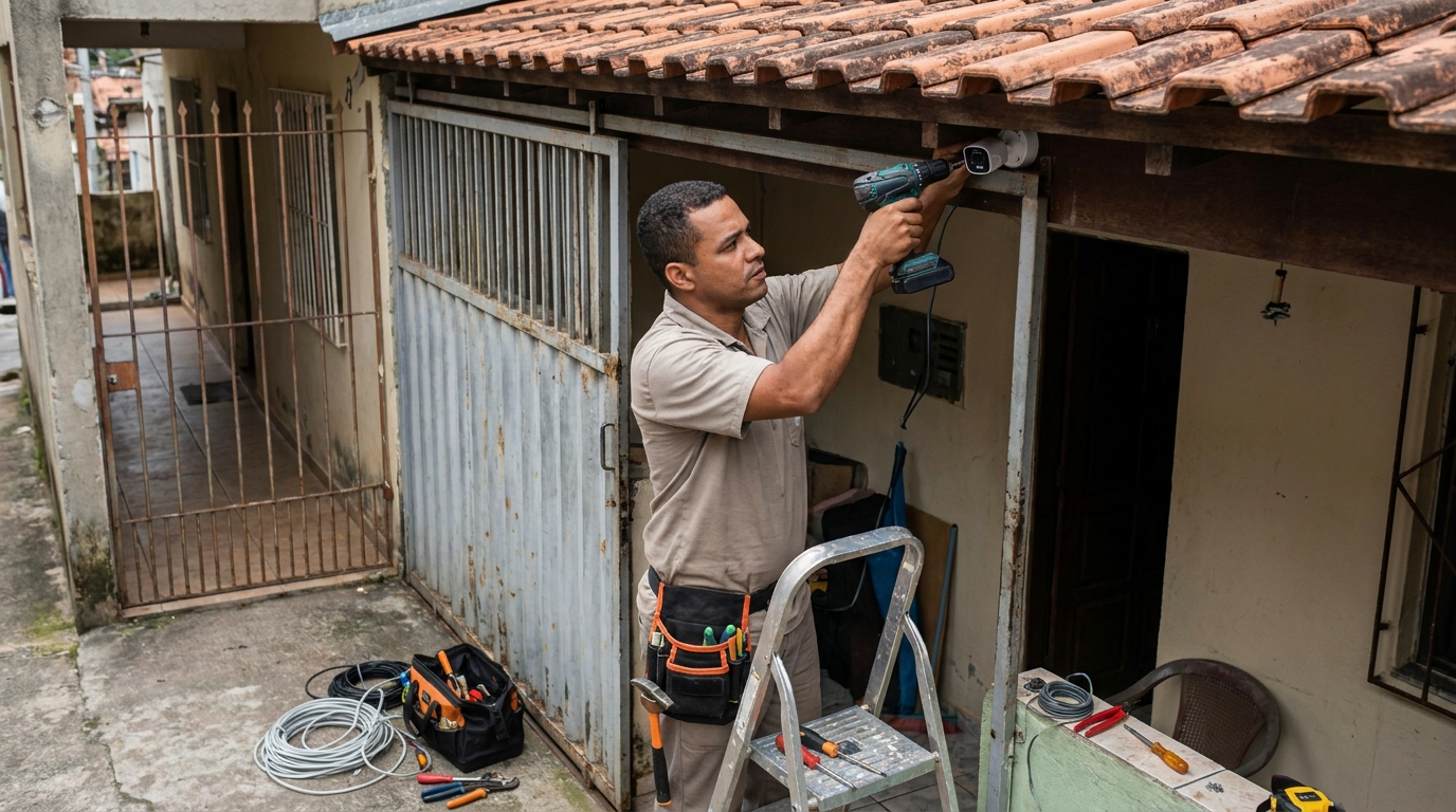 Instalação de Câmeras de Segurança perto de mim em Franca‑SP